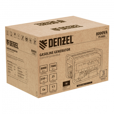 Бензиновый генератор DENZEL PS 80 EA