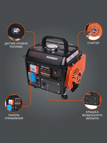 Бензиновый генератор PATRIOT GRS 950