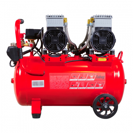 Поршневой компрессор Fubag OLS 500/50 CM2х2 + Набор пневмоинструмента Basic S1000 (3 предмета) в ПОДАРОК